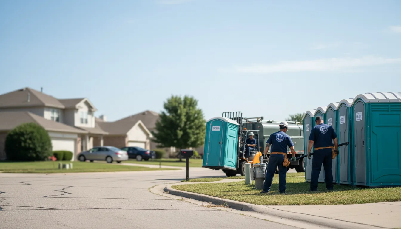 Porta Potty Rental in Elvaston, IL near me